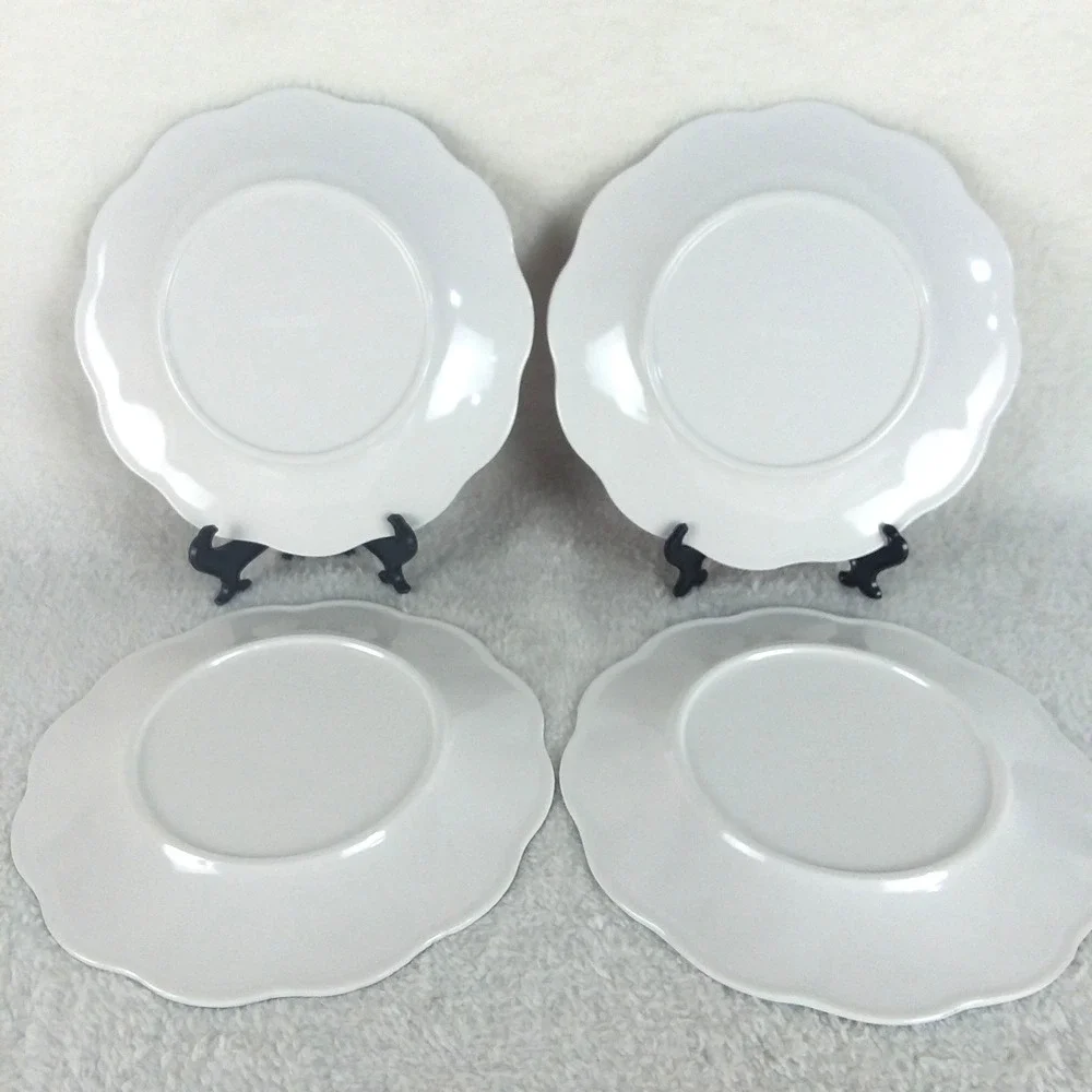 Pier 1 Sunny Floral Melamine Round Salad Plates 8.5